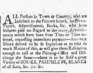 Jan 10 - 1:10:1766 New-Hampshire Gazette