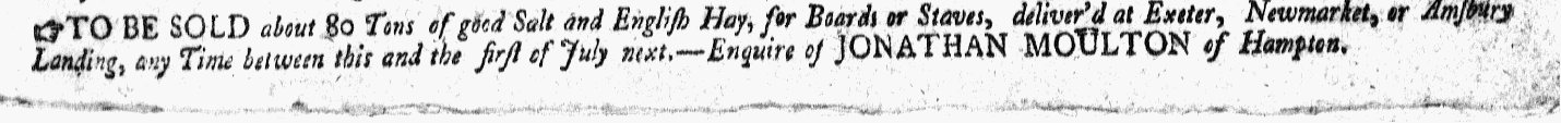 2:7:1766 New-Hampshire Gazette