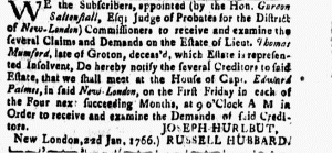 Feb 8 - 2:7:1766 New-London Gazette