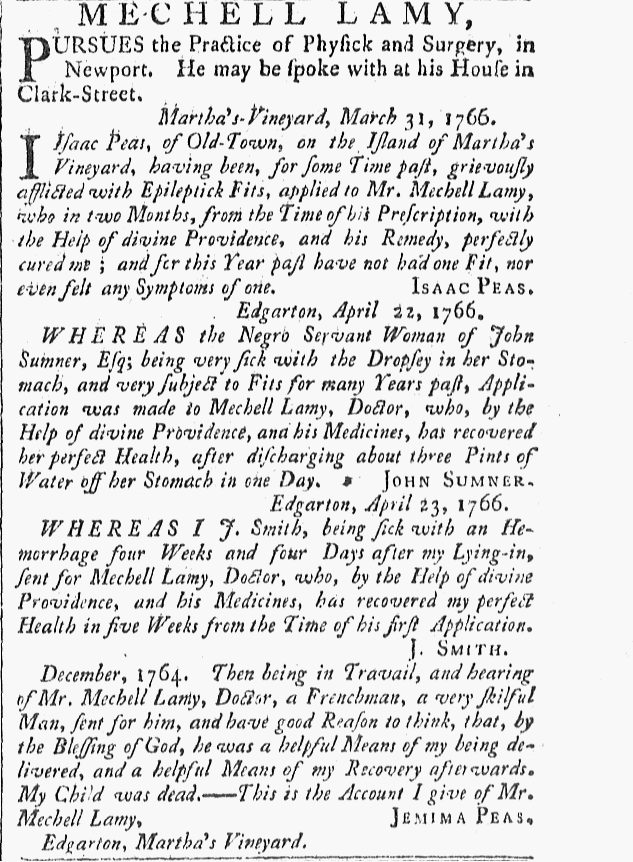 May 27 - 5:26:1766 Newport Mercury