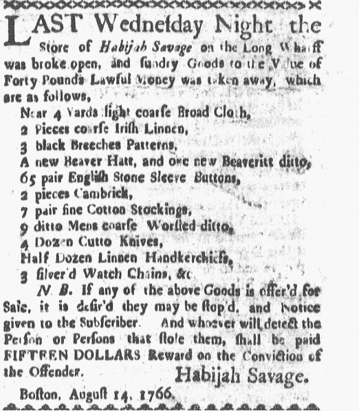 Aug 18 - 8:18:1766 Boston-Gazette