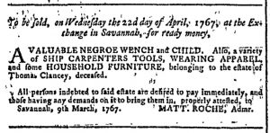 Apr 1 - Georgia Gazette Slavery 2