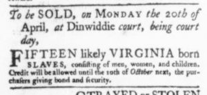 Apr 2 - Virginia Gazette Slavery 4
