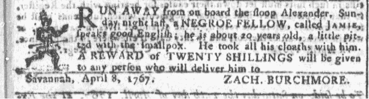 Apr 8 - Georgia Gazette Slavery 2