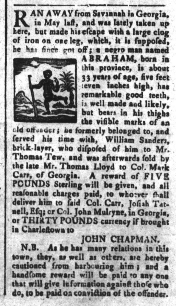 Mar 13 - South-Carolina and American General Gazette Slavery 5