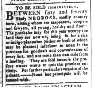 Mar 13 - South-Carolina and American General Gazette Slavery 7