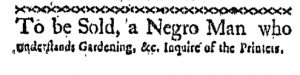 Mar 16 - Boston-Gazette Slavery 1