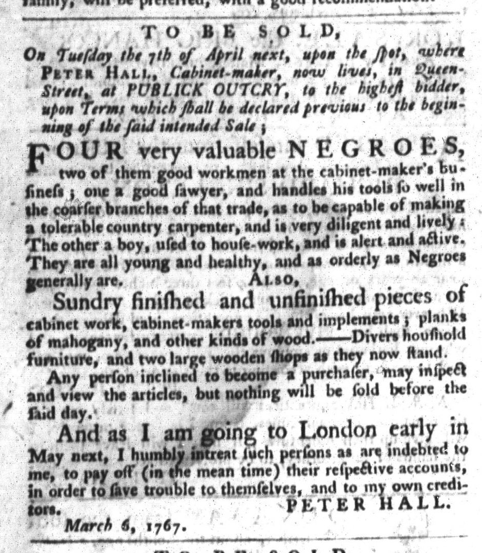 Mar 17 - South-Carolina Gazette and Country Journal Slavery 9