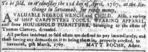 Mar 18 - 3:18:1767 Georgia Gazette