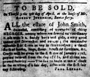 Mar 23 - South Carolina Gazette Slavery 3