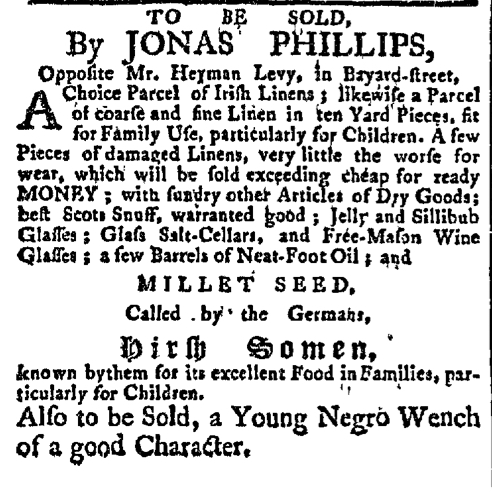 Mar 30 - New-York Gazette Slavery 2