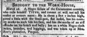 Mar 31 - South-Carolina Gazette and Country Journal Slavery 7