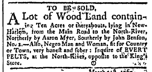 Apr 13 - New-York Gazette Slavery 2