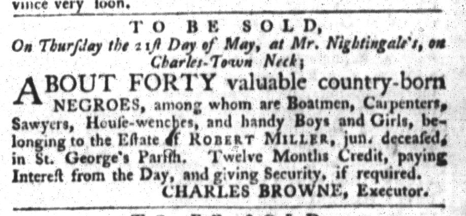 Apr 21 - 4:21:1767 South-Carolina Gazette and Country Journal