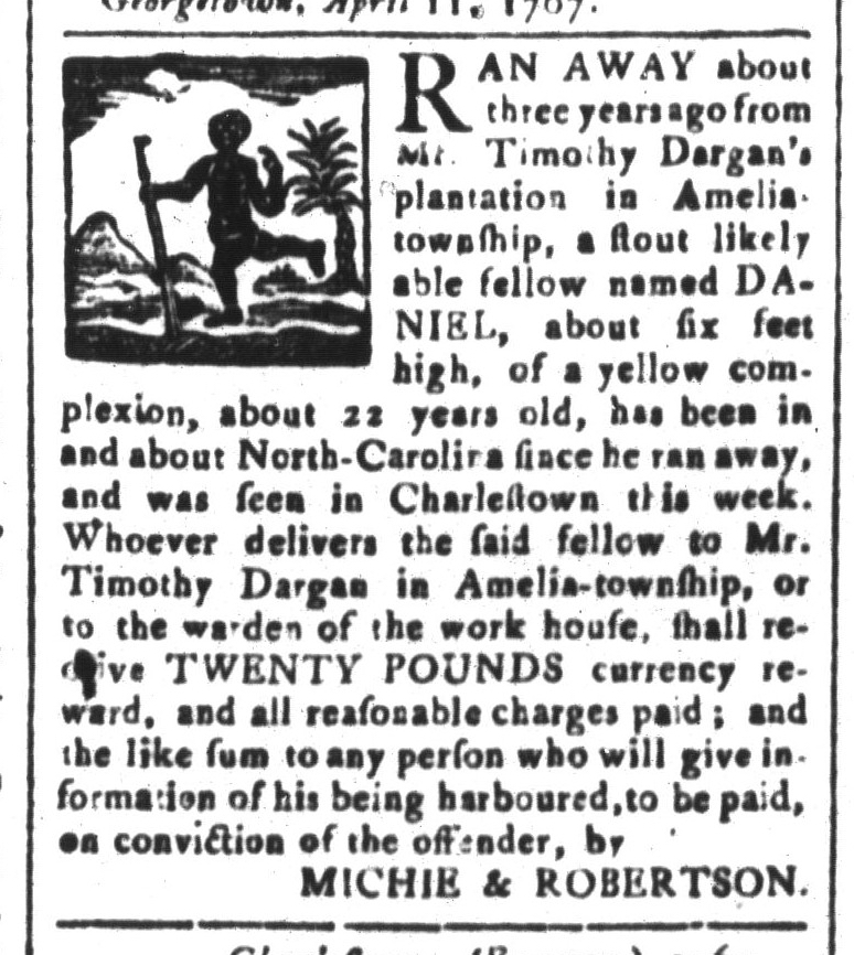 Apr 24 - South-Carolina and American General Gazette Slavery 2