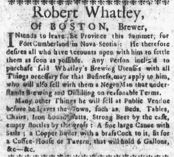 Apr 26 - 4:23:1767 Massachusetts Gazette