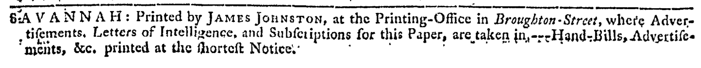 Apr 29 - 4:29:1767 Georgia Gazette