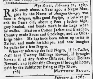Apr 9 - Maryland Gazette Slavery 4
