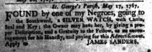 Jun 2 - South-Carolina Gazette and Country Journal Slavery 5