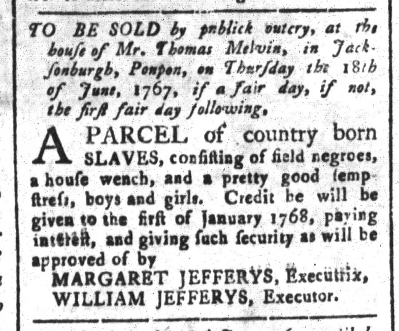 Jun 5 - South-Carolina and American General Gazette Slavery 5