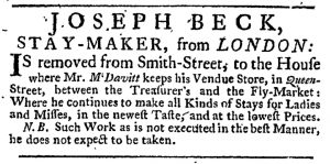 May 21 - 5:21:1767 New-York Gazette Weekly Post-Boy