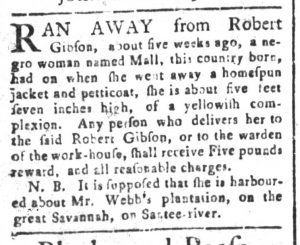 May 22 - South-Carolina and American General Gazette Slavery 6