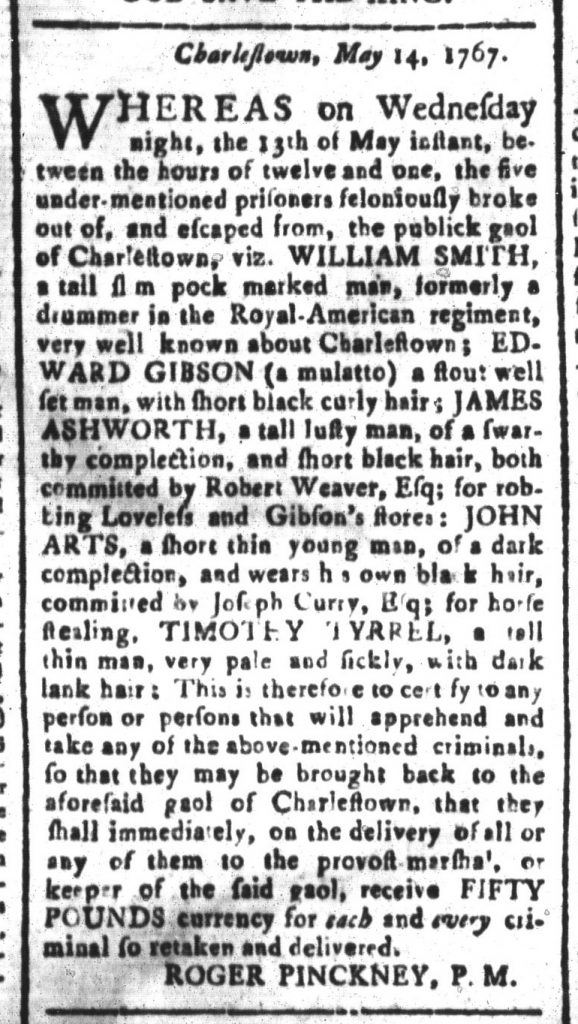 May 22 - South-Carolina and American General Gazette Slavery 8