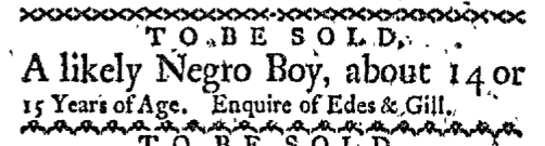 May 25 - Boston-Gazette Slavery 1