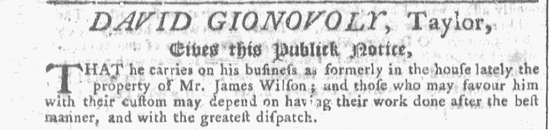 May 27 - 5:27:1767 Georgia Gazette