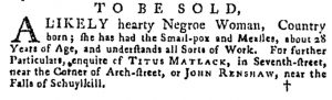 May 7 - Pennsylvania Gazette Supplement Slavery 2