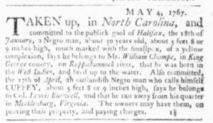 May 7 - Virginia Gazette Slavery 4