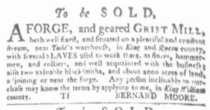 May 7 - Virginia Gazette Slavery 7
