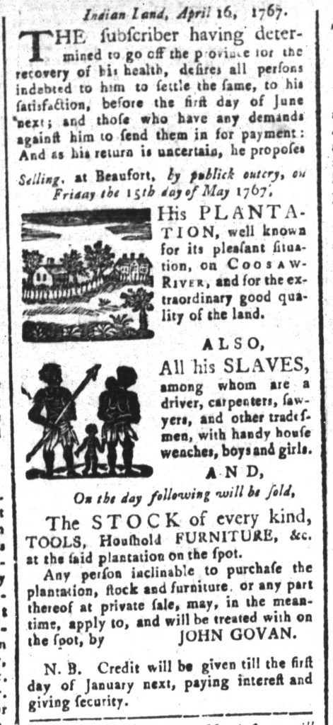 May 8 - South-Carolina and American General Gazette Slavery 6