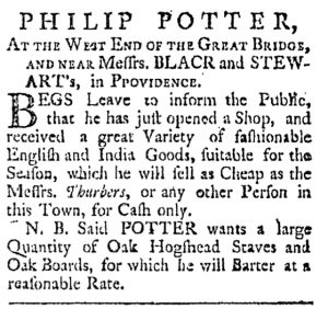 Jul 18 - 7:18:1767 Providence Gazette