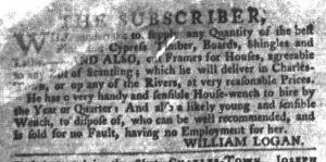 Jul 21 - South-Carolina Gazette and Country Journal Slavery 8