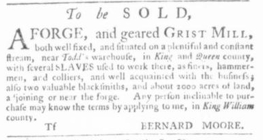 Jul 9 - Virginia Gazette Slavery 7