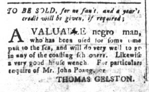 Jun 12 - South-Carolina and American General Gazette Slavery 3