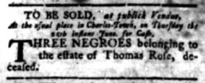 Jun 22 - South Carolina Gazette Slavery 8