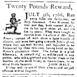 Jun 29 - South Carolina Gazette Slavery 1
