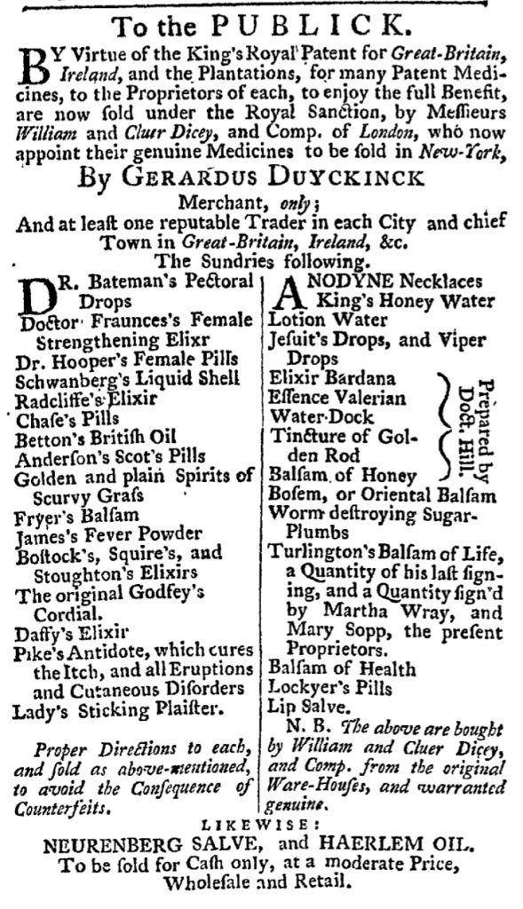 Jun 4 - 6:4:1767 New-York Gazette Weekly Post-Boy