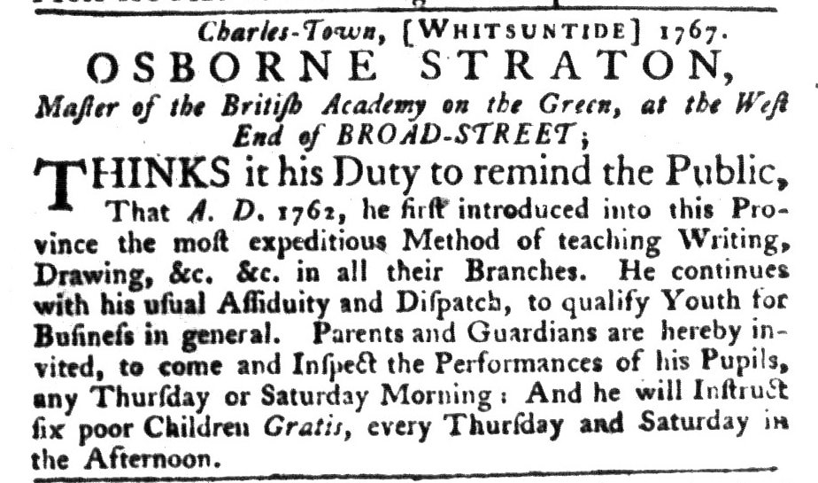 Jun 9 - 6:9:1767 South-Carolina Gazette and Country Journal Page 2