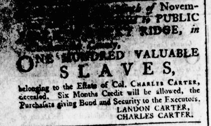 Jul 23 - Virginia Gazette Rind Slavery 4