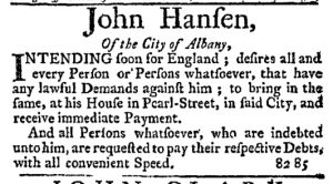 Jul 30 - 7:30:1767 New-York Journal