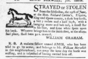 Jul 30 - Virginia Gazette Slavery Slavery 4