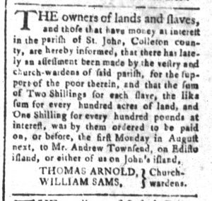 Jul 31 - South-Carolina and American General Gazette Slavery 5