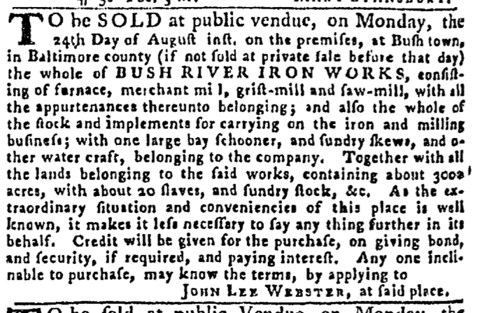 Aug 13 - Pennsylvania Gazette Slavery 2