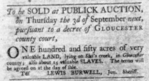 Aug 20 - Virginia Gazette Slavery 7