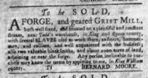 Aug 20 - Virginia Gazette Slavery 9