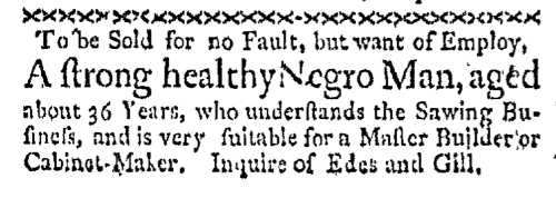 Aug 24 - Boston-Gazette Slavery 1