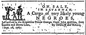 Sep 16 - Georgia Gazette Slavery 1